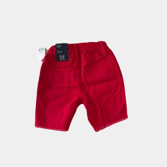 🚨CLEARANCE SALE🚨“NEW” GAP Toddler Red Denim Shorts - Picture 5 of 7